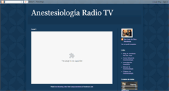Desktop Screenshot of anestesiologiaradiotv.blogspot.com