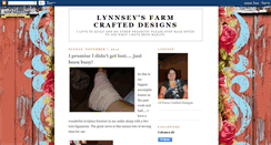 Desktop Screenshot of lynnseyscraftingpage.blogspot.com