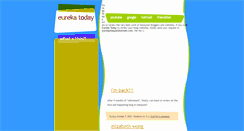Desktop Screenshot of eureka2day.blogspot.com