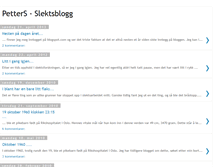 Tablet Screenshot of petters-slekt.blogspot.com