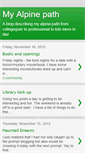 Mobile Screenshot of myalpinepath.blogspot.com