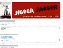 Tablet Screenshot of jibberjabbersnowboarding.blogspot.com