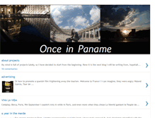 Tablet Screenshot of onceinparis.blogspot.com