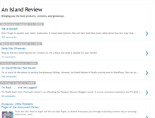 Tablet Screenshot of islandreview.blogspot.com