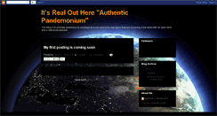 Desktop Screenshot of itsrealouthere.blogspot.com