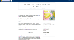 Desktop Screenshot of emerginglighthealing.blogspot.com