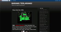 Desktop Screenshot of barangterlarang.blogspot.com