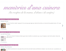 Tablet Screenshot of memoriesdunacuinera.blogspot.com