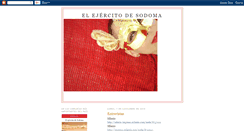 Desktop Screenshot of elejercitodesodoma.blogspot.com