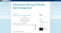 Desktop Screenshot of glenwoodarticlesdanrodgerson.blogspot.com