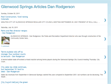Tablet Screenshot of glenwoodarticlesdanrodgerson.blogspot.com
