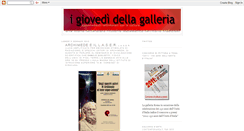 Desktop Screenshot of igiovedidellagalleria.blogspot.com