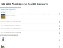 Tablet Screenshot of anabolizantesereacoes.blogspot.com