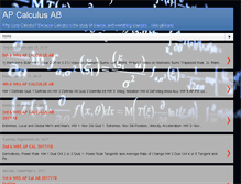 Tablet Screenshot of calculusap.blogspot.com