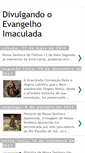 Mobile Screenshot of divulgandooevangelho-imaculada01.blogspot.com
