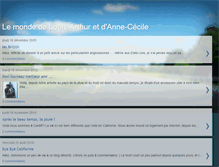 Tablet Screenshot of annececileetlouisarthur.blogspot.com