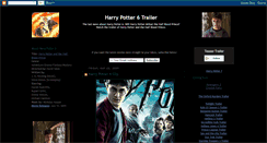 Desktop Screenshot of harry-potter-6--trailer.blogspot.com