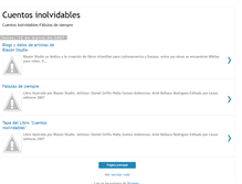 Tablet Screenshot of cuentosinolvidables-blasonstudio.blogspot.com