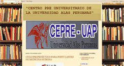 Desktop Screenshot of ceprealasperuanas.blogspot.com