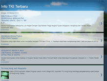 Tablet Screenshot of lowongankerja-tki.blogspot.com