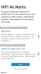 Mobile Screenshot of hifimrmaths.blogspot.com