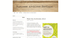 Desktop Screenshot of businessarchivesscotland.blogspot.com