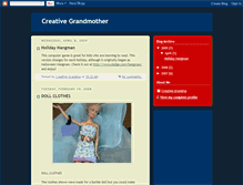 Tablet Screenshot of creativegrandmother.blogspot.com