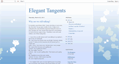 Desktop Screenshot of eleganttangents.blogspot.com