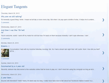 Tablet Screenshot of eleganttangents.blogspot.com