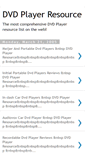 Mobile Screenshot of dvdplayerresource.blogspot.com