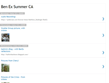 Tablet Screenshot of benexsummerca.blogspot.com