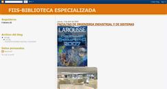 Desktop Screenshot of fiisbibliotecaespecializada.blogspot.com
