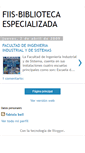 Mobile Screenshot of fiisbibliotecaespecializada.blogspot.com