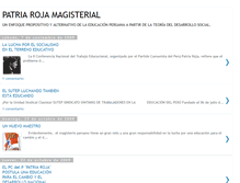 Tablet Screenshot of patriaroja-magisterial.blogspot.com