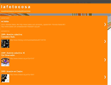 Tablet Screenshot of lafotocosa.blogspot.com