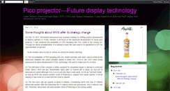 Desktop Screenshot of pico-projector-fans.blogspot.com