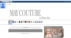 Desktop Screenshot of may-couture.blogspot.com