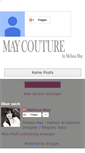 Mobile Screenshot of may-couture.blogspot.com