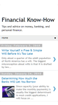 Mobile Screenshot of financialknow-how.blogspot.com