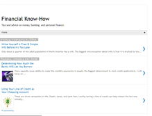 Tablet Screenshot of financialknow-how.blogspot.com