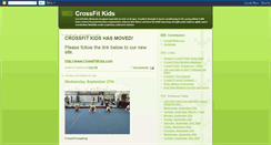 Desktop Screenshot of crossfitkidsmagazine.blogspot.com