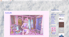 Desktop Screenshot of papergirlie.blogspot.com
