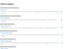 Tablet Screenshot of neerugupta.blogspot.com