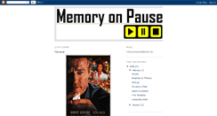 Desktop Screenshot of memoryonpause.blogspot.com