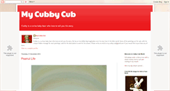 Desktop Screenshot of mycubbycub.blogspot.com