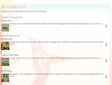 Tablet Screenshot of mycubbycub.blogspot.com