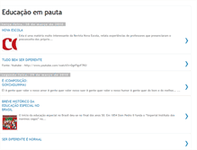 Tablet Screenshot of educacaonaeparadiversidade.blogspot.com
