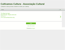 Tablet Screenshot of cultivamoscultura.blogspot.com