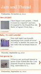 Mobile Screenshot of jamandthread.blogspot.com