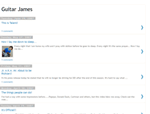 Tablet Screenshot of guitarjames.blogspot.com